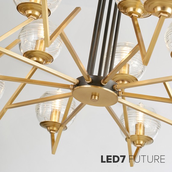 Loft Industry Modern - Spyder Chandelier